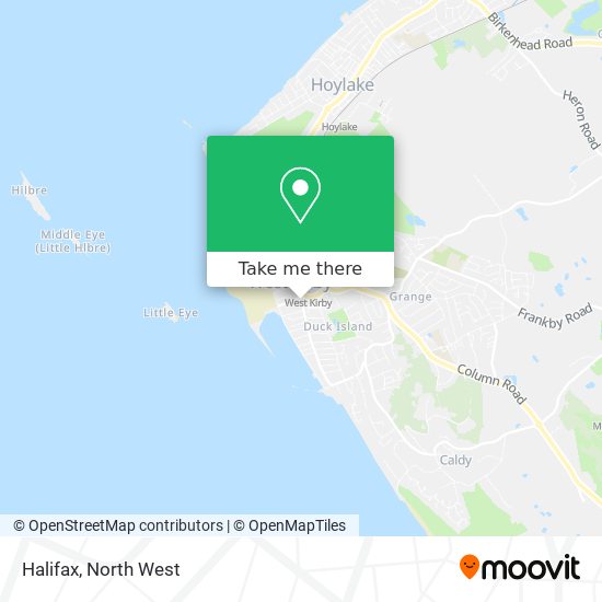 Halifax map