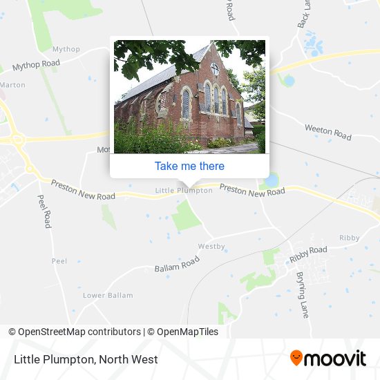 Little Plumpton map