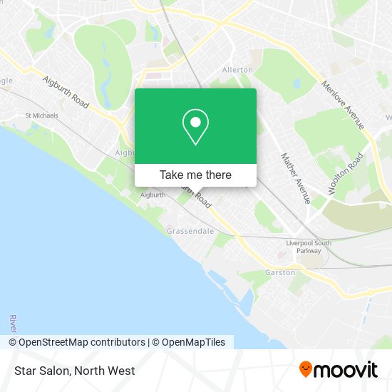 Star Salon map
