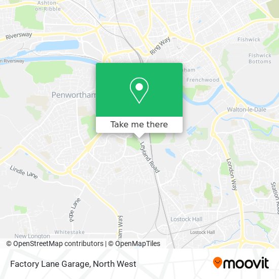 Factory Lane Garage map