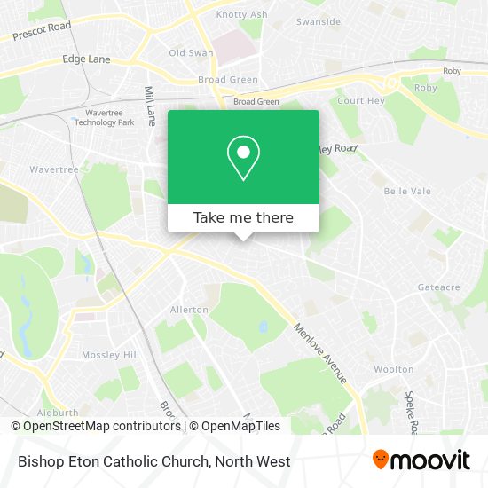 Bishop Eton Catholic Church map