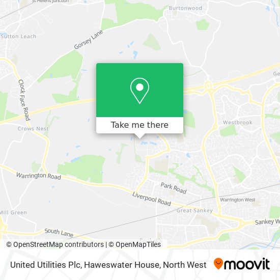 United Utilities Plc, Haweswater House map