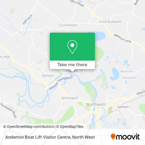 Anderton Boat Lift Visitor Centre map