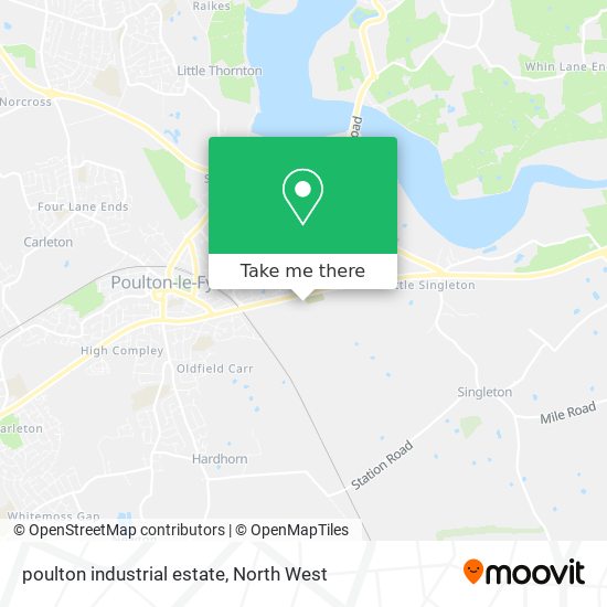 poulton industrial estate map
