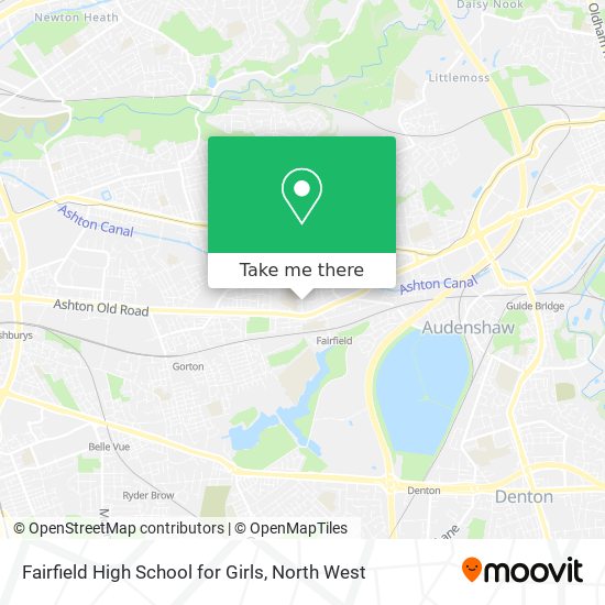 Fairfield High School for Girls map