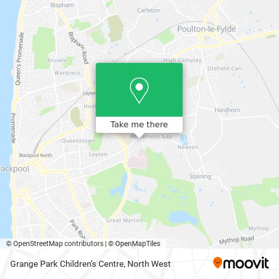 Grange Park Children’s Centre map