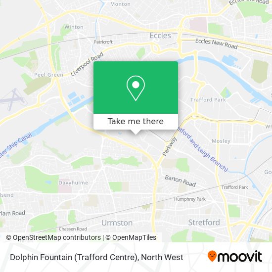 Dolphin Fountain (Trafford Centre) map