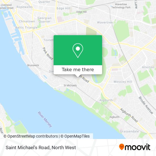 How to get to Saint Michael s Road in Liverpool by Bus or Train