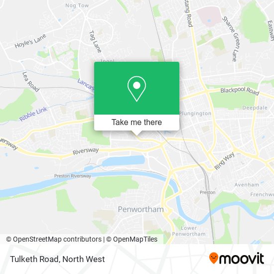 Tulketh Road map
