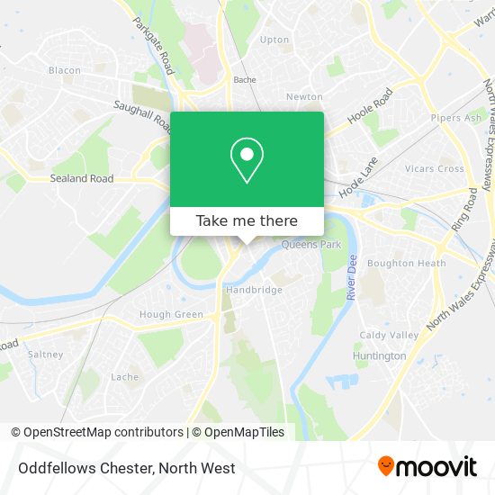 Oddfellows Chester map