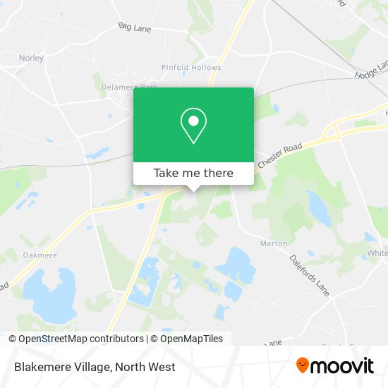 Blakemere Village map