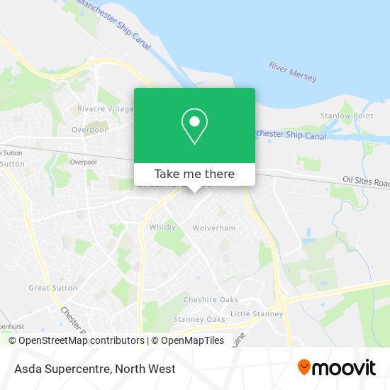 Asda Supercentre map