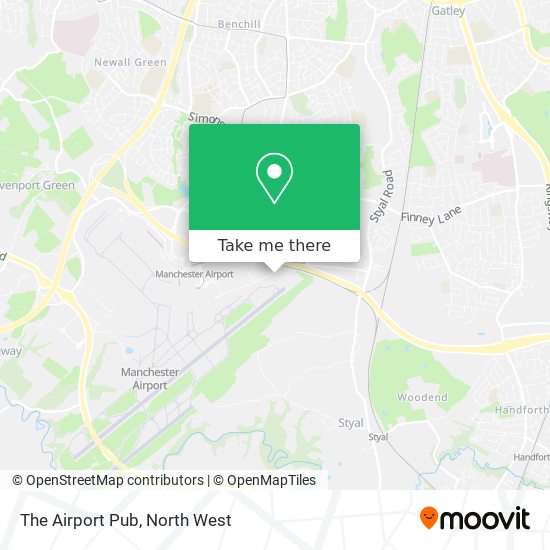 The Airport Pub map
