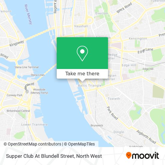 Supper Club At Blundell Street map