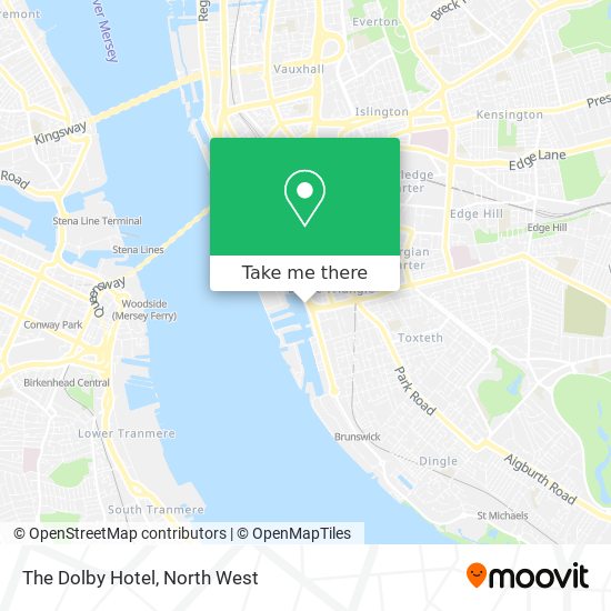 The Dolby Hotel map