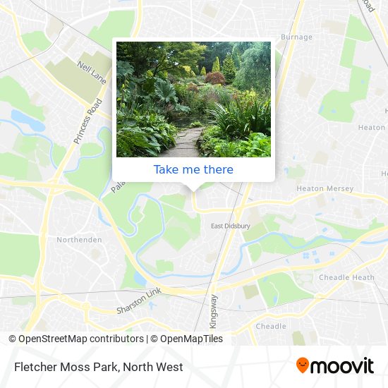 Fletcher Moss Park map