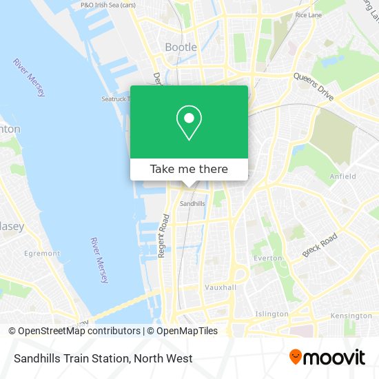 Sandhills Train Station map
