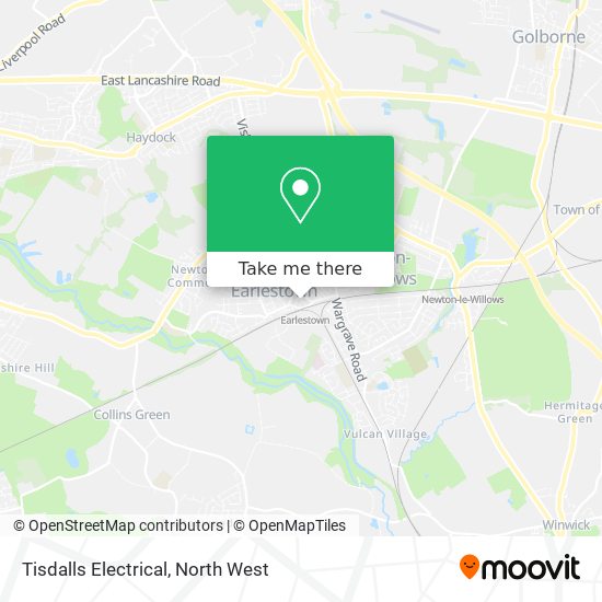Tisdalls Electrical map
