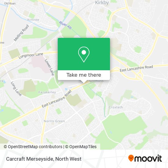 Carcraft Merseyside map