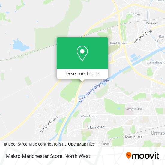 Makro Manchester Store map