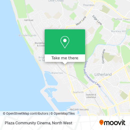 Plaza Community Cinema map