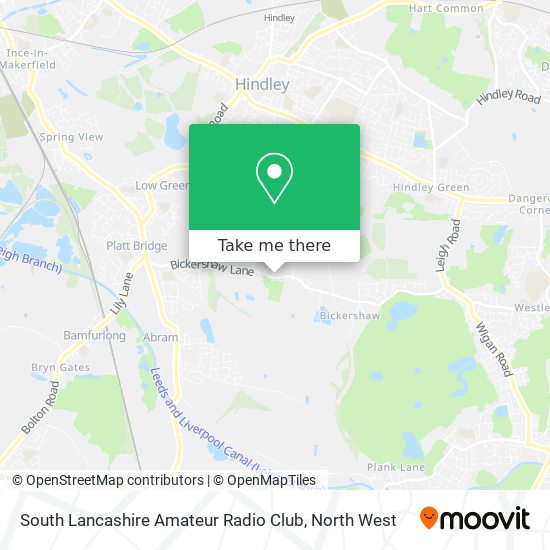 South Lancashire Amateur Radio Club map