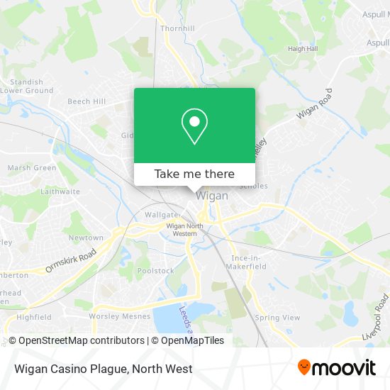 Wigan Casino Plague map