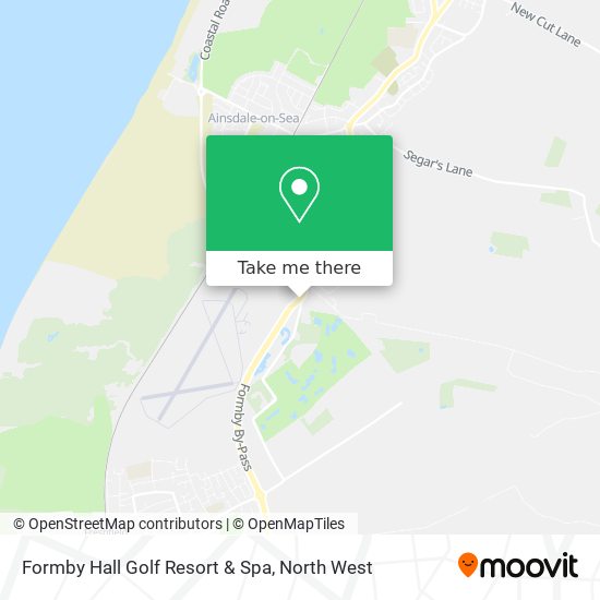 Formby Hall Golf Resort & Spa map