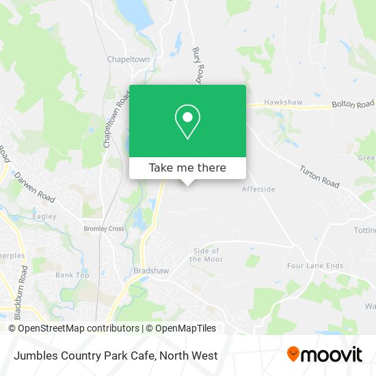 Jumbles Country Park Cafe map