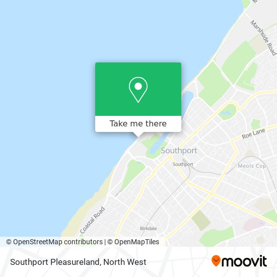 Southport Pleasureland map