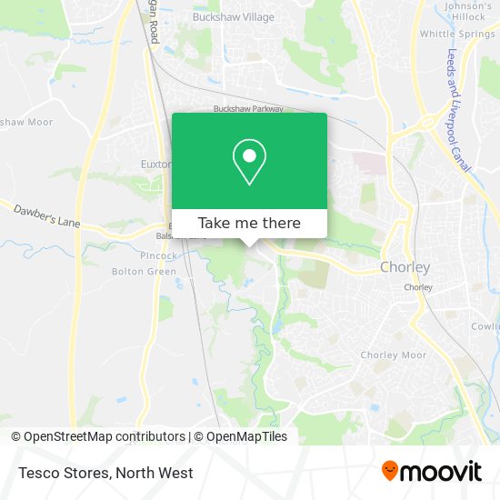 Tesco Stores map