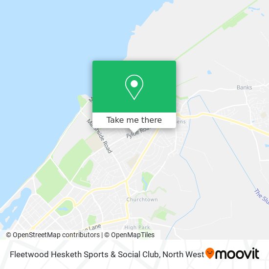 Fleetwood Hesketh Sports & Social Club map