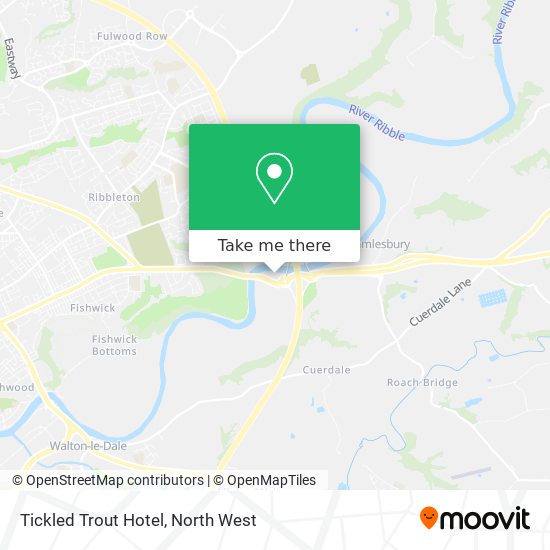 Tickled Trout Hotel map