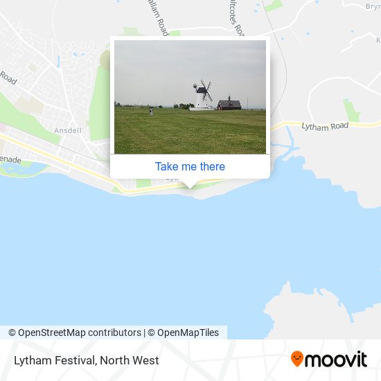Lytham Festival map