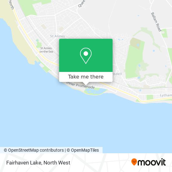 Fairhaven Lake map