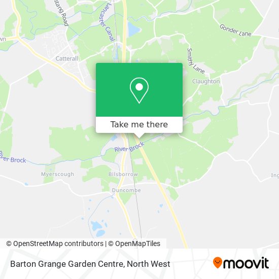 Barton Grange Garden Centre map