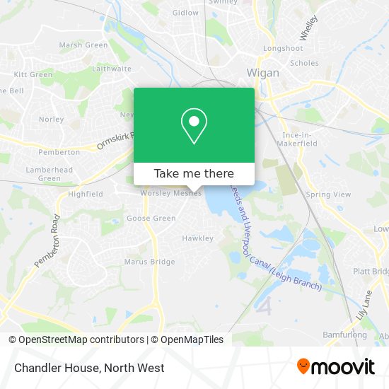 Chandler House map