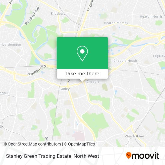 Stanley Green Trading Estate map