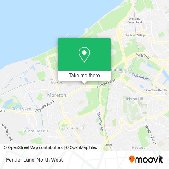 Fender Lane map