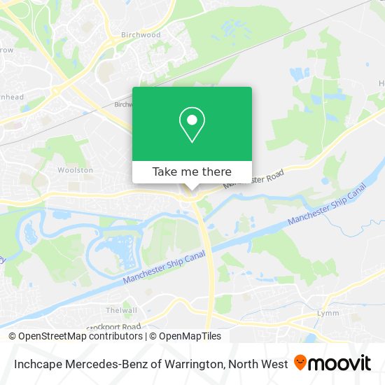 Inchcape Mercedes-Benz of Warrington map