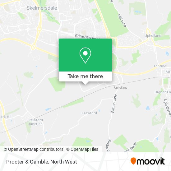 Procter & Gamble map
