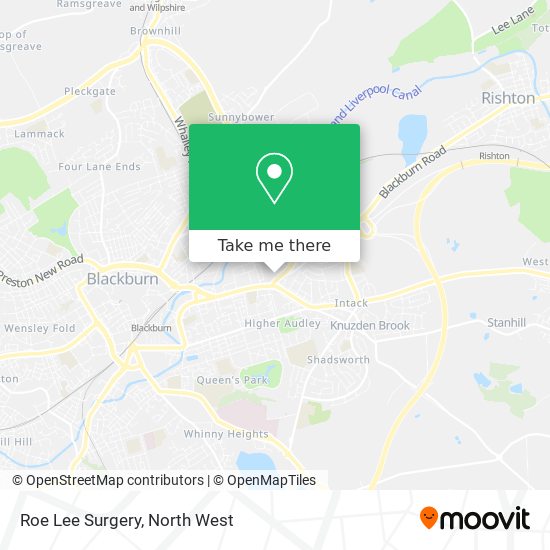 Roe Lee Surgery map