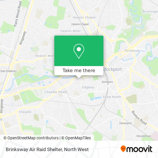 Brinksway Air Raid Shelter map