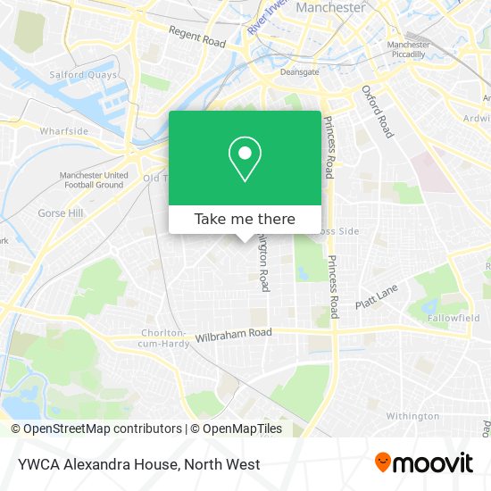 YWCA Alexandra House map