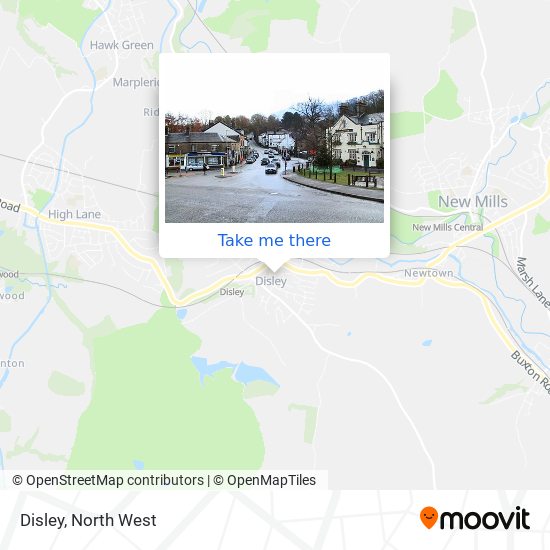 Disley map