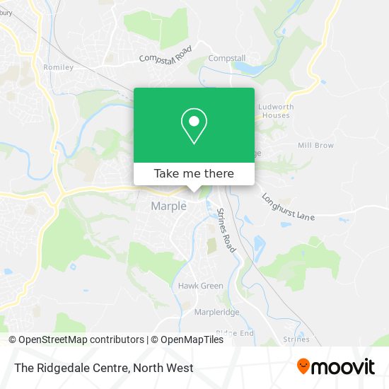 The Ridgedale Centre map