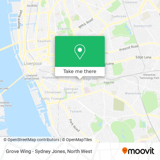 Grove Wing - Sydney Jones map