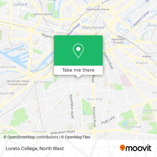 Loreto College map