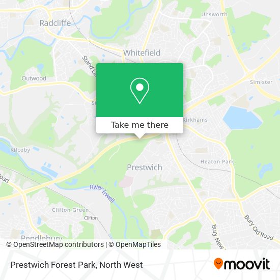 Prestwich Forest Park map