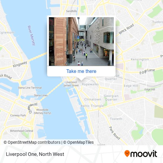 Liverpool One map